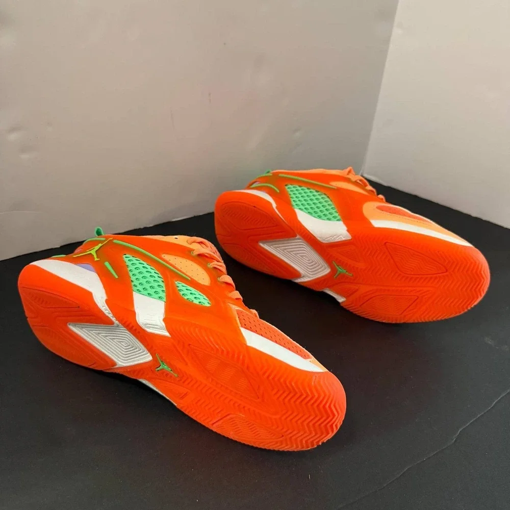Jordan Luka 3 Motorsport Safety Orange Green Mens Basketball Shoes Size 6